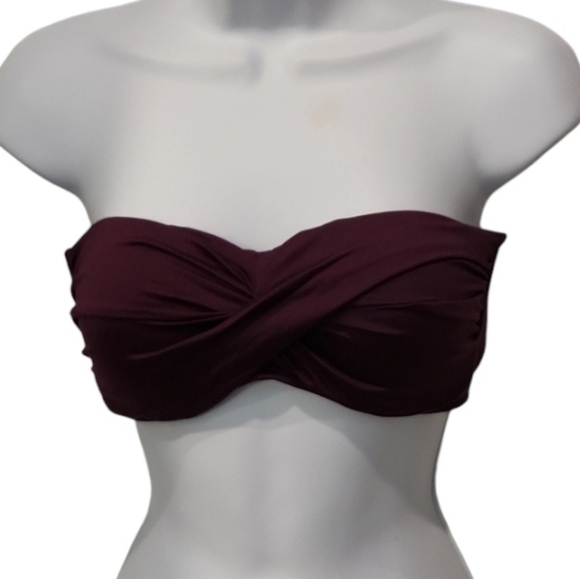 Mossimo Plum Bandau Bikini Top - Picture 1 of 5